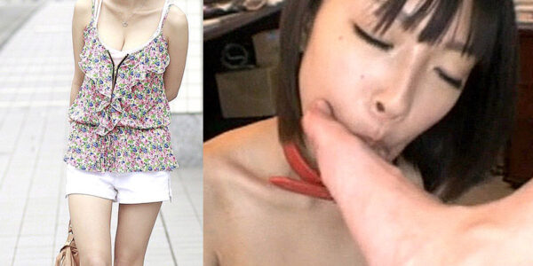 AV女優、SM女優　マゾ女優　小倉ゆずの私服着衣と足舐め奉仕のプロフィール画像。